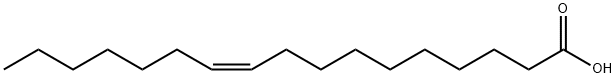 CIS‐10‐ヘプタデセン酸標準液 化学構造式