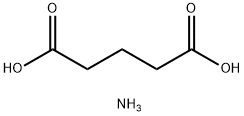 ammonium hydrogen glutarate Structure