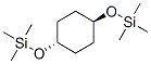 Silane, [1,4-cyclohexanediylbis(oxy)]bis[trimethyl-, trans- Struktur