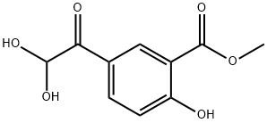 3-CARBOMETHOXY-4-HYDROXYPHENYLGLYOXAL HYDRATE, 29754-58-3, 结构式