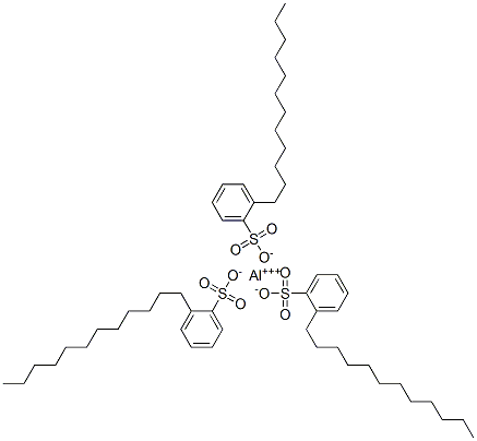 aluminium dodecylbenzenesulphonate Structure