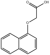 1-萘氧基乙酸,2976-75-2,结构式