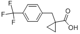 1-[[4-(TRIFLUOROMETHYL)PHENYL]METHYL]-CYCLOPROPANECARBOXYLIC ACID 结构式