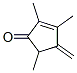 2,3,5-Trimethyl-4-methylene-2-cyclopenten-1-one 结构式