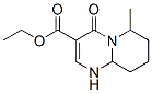 1,6,7,8,9,9a-Hexahydro-6-methyl-4-oxo-4H-pyrido[1,2-a]pyrimidine-3-carboxylic acid ethyl ester Structure
