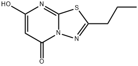 5H-1,3,4-Thiadiazolo[3,2-a]pyrimidin-5-one, 7-hydroxy-2-propyl- (9CI) Struktur