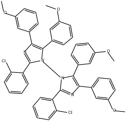 2,2'-bis(2-chlorophenyl)-4,4',5,5'-tetrakis(3-methoxyphenyl)-1,1'-bi-1H-imidazole|