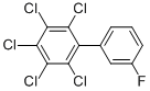 3'-FLUORO-2,3,4,5,6-PENTACHLOROBIPHENYL Struktur