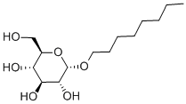 正辛基-Α-D-葡萄糖苷,29781-80-4,结构式