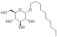 N-DECYL A-D-GLUCOPYRANOSIDE Struktur