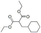 (Cyclohexylmethyl)malonic acid diethyl ester Struktur