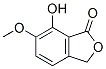 7-hydroxy-6-methoxyphthalide Struktur