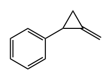 1-METHYLENE-2-PHENYLCYCLOPROPANE Struktur