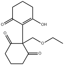 2-(Ethoxymethyl)-2-(2-hydroxy-6-oxo-1-cyclohexen-1-yl)-1,3-cyclohexanedione Structure