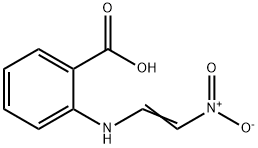 Benzoic acid, 2-[(2-nitroethenyl)amino]- (9CI) 化学構造式