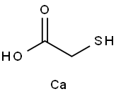 calcium sulphidoacetate, 29820-13-1, 结构式