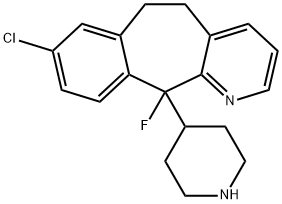 8-Chloro-11-fluoro-6,11-dihydro-11-(4-piperidinyl)-5H-benzo[5,6]cyclohepta[1,2-b]pyridine