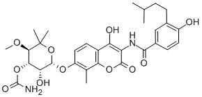 dihydronovobiocin, 29826-16-2, 结构式