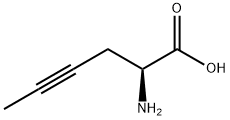 (S)-2-Amino-4-hexynoic acid Struktur