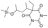 5-Ethyl-1,3-dimethyl-5-[1-methyl-3-(trimethylsilyloxy)butyl]barbituric acid Structure