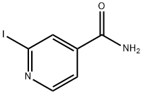 2-IODOISONICOTINAMIDE, 29840-76-4, 结构式