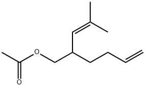 Isomyrcenyl acetate 化学構造式