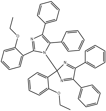 2-(2-ethoxyphenyl)-1-[2-(2-ethoxyphenyl)-4,5-diphenyl-2H-imidazol-2-yl]-4,5-diphenyl-1H-imidazole Struktur