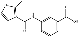 3-[(2-methyl-3-furoyl)amino]benzoic acid|