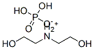 bis(2-hydroxyethyl)ammonium dihydrogen phosphate Structure