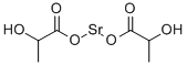 ビス(2-ヒドロキシプロパン酸)ストロンチウム 化学構造式