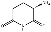 3-AMINO-PIPERIDINE-2,6-DIONE 化学構造式