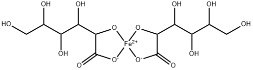 葡萄糖酸亚铁,299-29-6,结构式