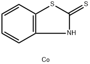 benzothiazole-2(3H)-thione, cobalt (2+) salt Structure