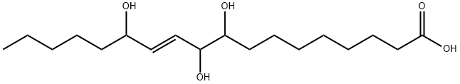 9,10,13-trihydroxy-11-octadecenoic acid,29907-57-1,结构式