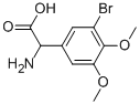 AMINO-(3-BROMO-4,5-DIMETHOXY-PHENYL)-ACETIC ACID,299163-83-0,结构式