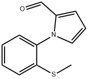 1-(2-METHYLSULFANYL-PHENYL)-1H-PYRROLE-2-CARBALDEHYDE,299166-76-0,结构式