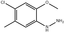 Hydrazine, (4-chloro-2-methoxy-5-methylphenyl)- (9CI) 结构式