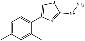 4-(2,4-DIMETHYLPHENYL)-2(3H)-THIAZOLONE HYDRAZONE Struktur