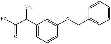 AMINO-(3-BENZYLOXY-PHENYL)-ACETIC ACID Struktur