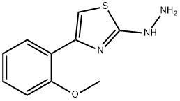 4-(2-甲氧基苯基)-2(3H)-噻唑酮腙,299169-54-3,结构式