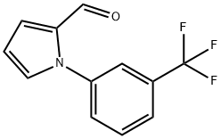 1-(3-TRIFLUOROMETHYL-PHENYL)-1H-PYRROLE-2-CARBALDEHYDE 化学構造式