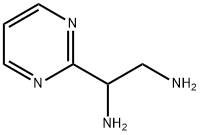 1,2-Ethanediamine, 1-(2-pyrimidinyl)- (9CI) Struktur