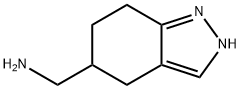 2H-Indazole-5-methanamine,  4,5,6,7-tetrahydro- 化学構造式