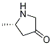(S)-5-Methylpyrrolidin-3-one 化学構造式