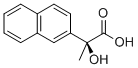 (S)-2-HYDROXY-2-METHYL(2-NAPHTHALENE)ACETIC ACID Structure