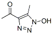 Ethanone, 1-(1-hydroxy-5-methyl-1H-1,2,3-triazol-4-yl)- (9CI) Structure