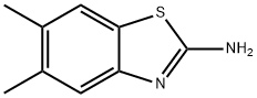 2-AMINO-5,6-DIMETHYLBENZOTHIAZOLE Structure