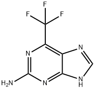 6-(トリフルオロメチル)-1H-プリン-2-アミン 化学構造式