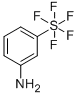 3-AMINOPHENYLSULFUR PENTAFLUORIDE Structure