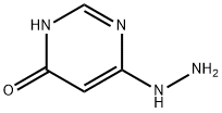 4(1H)-Pyrimidinone, 6-hydrazino- (9CI) Structure